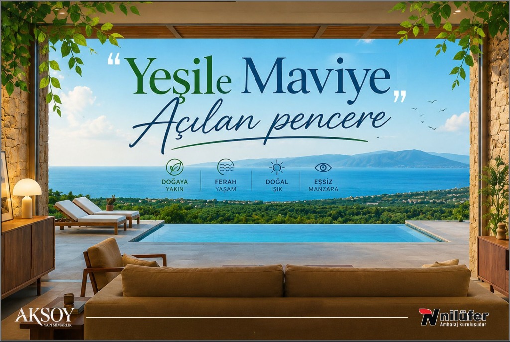 Yeşile Maviye Açılan Pencere